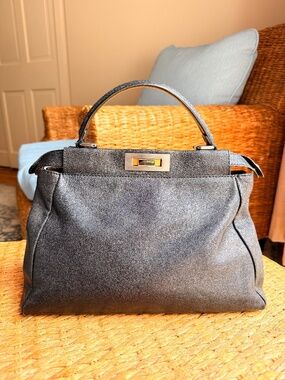 FENDI Capra Alabama Top Handle Bag